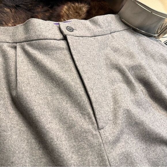 Ralph Lauren Collection * Fall 2023 Grey Harrison Flannel Jodhpur Pant - Picture 7 of 17